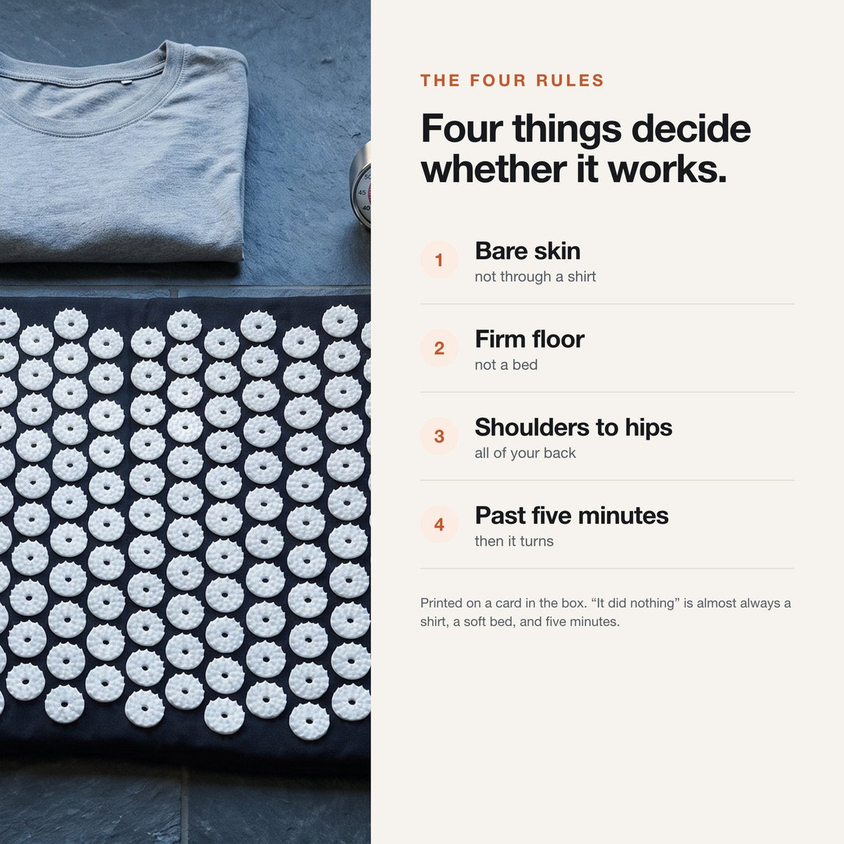 The four rules